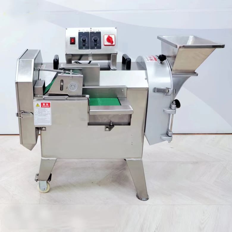 So sánh máy cắt rau củ nhập khẩu và máy cắt rau củ Việt Nam sản xuất Hình ảnh thực tế máy thái rau củ nhập khẩu