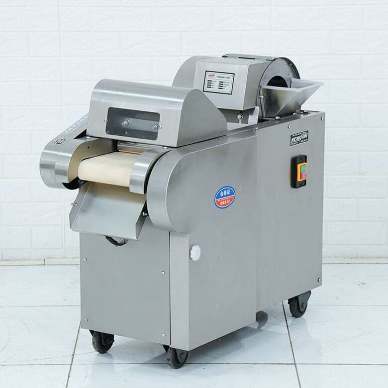 So sánh máy cắt rau củ nhập khẩu và máy cắt rau củ Việt Nam sản xuất Hình ảnh thực tế máy cắt rau củ tại Việt Nam