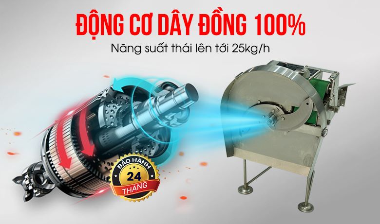 Động cơ dây đồng cho năng suất cao 