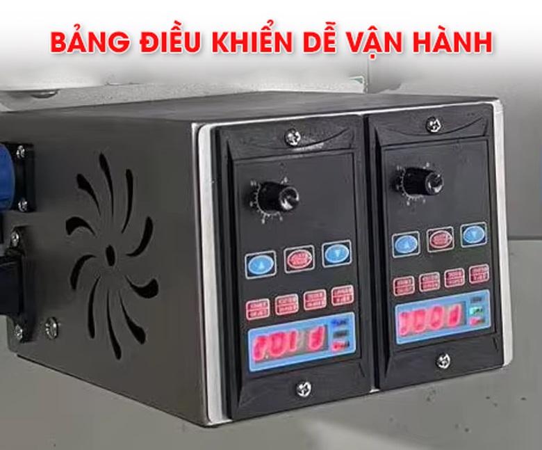 Máy cắt rau củ liên hoàn JY-200 Bảng điều khiển dễ sử dụng