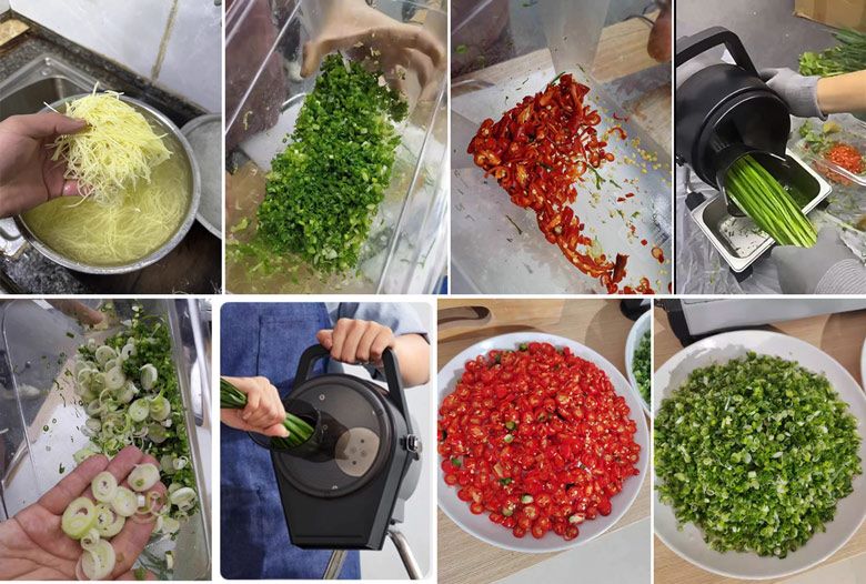 Cắt đa dạng các loại rau củ, cho năng suất cao