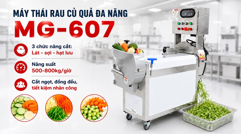 Máy cắt rau củ quả đa năng MG-607 Máy cắt rau củ quả đa năng MG-607